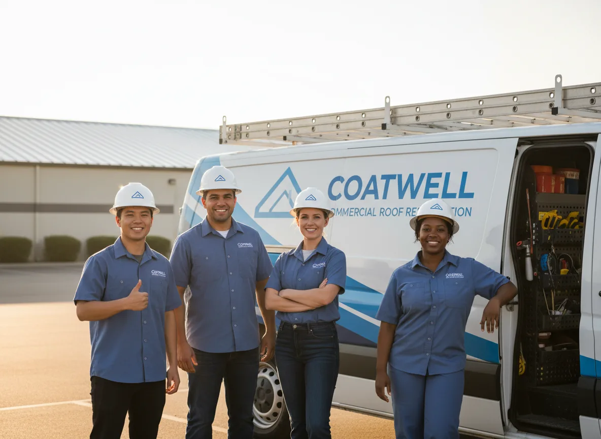 Commercial roof coating company in Gridley, KS